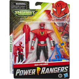 Power Ranger Beast Morphers 6in Red Ranger Beast-X Mode  (E7827)