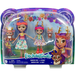 Enchantimals Κούκλα Και Αδερφάκι Danessa Deer And Sprint  (HCF80)