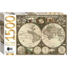 Παζλ 1500 Jigsaw Vintage World Map  (MJG-3)