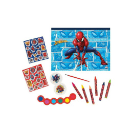 Επιτραπέζιο σετ Ζωγραφικής Διάφανη Τσάντα Spiderman  (1023-68003)