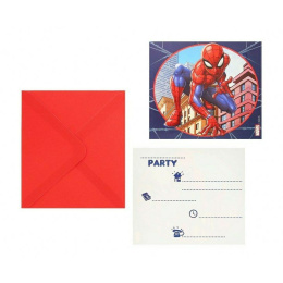 Party Προσκλήσεις Decorata Spider-Man Crime Fighter  (93951)