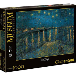 Clementoni Museum Collection Παζλ 1000 Van Gogh Starry Night On The Rhone  (1260-39344)