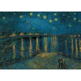 Clementoni Museum Collection Παζλ 1000 Van Gogh Starry Night On The Rhone  (1260-39344)
