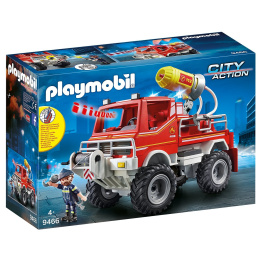 Playmobil Οχημα Πυροσβεστικης Με Τροχαλια Ρυμουλκησης  (9466)