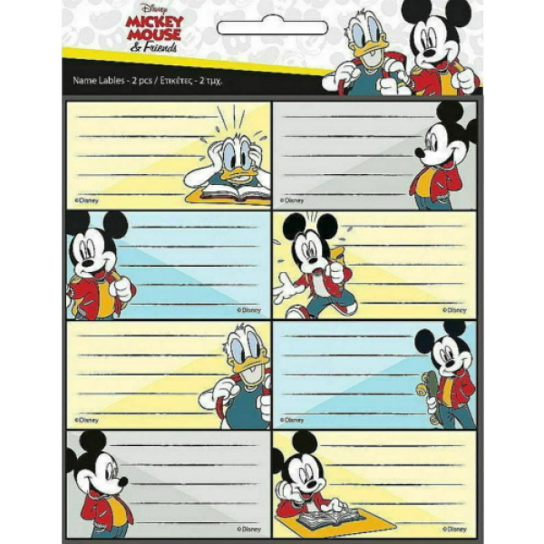 Gim Ετικέτες Σχολικές Mickey  (773-00146)