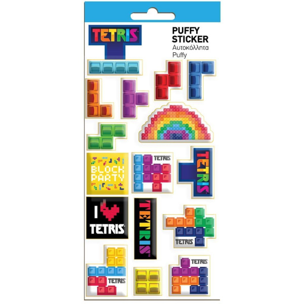 Αυτοκόλλητα Puffy Tetris  (000504033)