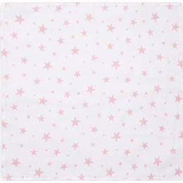 Lorelli Πάνα Αγκαλιάς 80x80 Pink Stars  (10340091901)