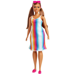 Barbie Loves The Planet Rainbow Stripe Dress  (GRB38)