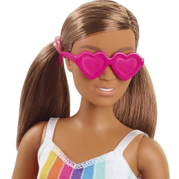 Barbie Loves The Planet Rainbow Stripe Dress  (GRB38)