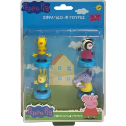 Hero - Mania Peppa Pig Φιγούρες - Σφραγίδες 4Pack  (PP006000)