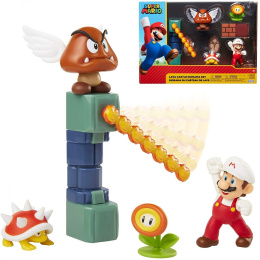 Super Mario Διοραμα Lava Castle Με 5 Φιγούρες  (JPA40015)