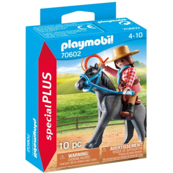 Playmobil Αναβάτρια Της Άγριας Δύσης  (70602)