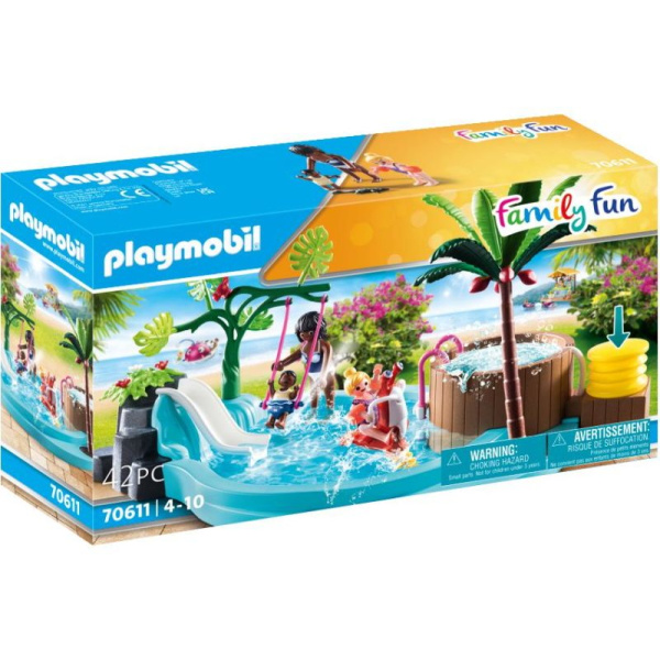 Playmobil Παιδική Πισίνα Με Υδρομασάζ  (70611)