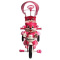 Παιδικο Τρικυκλο Ποδηλατο Ροζ Σκυλάκι Με Τεντα Και Καλαθι  (709-2 A-03/A-06)