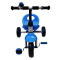 Ποδήλατο Τρίκυκλο Joyful Μπλε Με Καλάθι Και Κόρνα  (704EVA B-07/G-02)