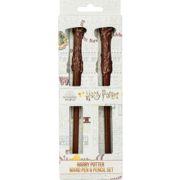 Harry Potter Wand Pen And Pencil Set In Wand Box  (SLHP521)