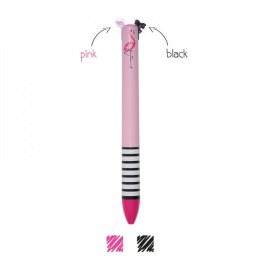 Legami Στυλό 2 Χρωμάτων Click and Clack- Miss Flamingo  (CLICKKIT16)