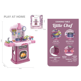 Παιδική Κουζίνα Little Kitchen Σετ Κουζίνα με Φως  (MKM648409)