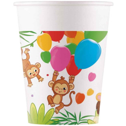 Party Ποτήρια Decorata Jungle Balloons 8 τμχ  (93781)