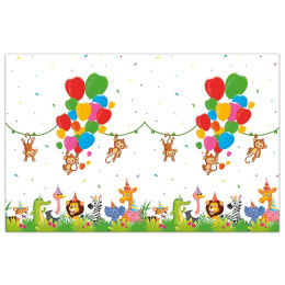 Party Τραπεζομάντηλο Decorata Jungle Balloons 120X180εκ  (93783)