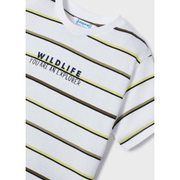 Mayoral Mini σετ 2 Μπλούζες με Ρίγες Χρώμα 31 Κίτρινο  (23-03008-031)