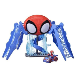 Hasbro Marvel Spidey And His Amazing Friends Web-Quarters Playset With Lights, Sounds, Vehicle  (F1461)