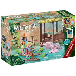 Playmobil Wiltopia Βόλτα Στο Ποτάμι Με Τα Δελφίνια  (71143)