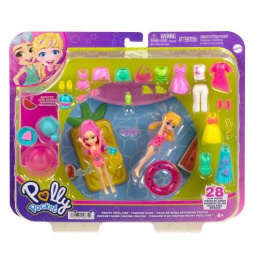 Mattel Polly - Νεα Κουκλα Με Μοδες Μεγαλο Pack Fruity Pool Fun  (HKV95)