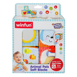 Winfun Μαλακοί Κύβοι Ζωάκια Animal Pals Soft Blocks  (000178-NL)