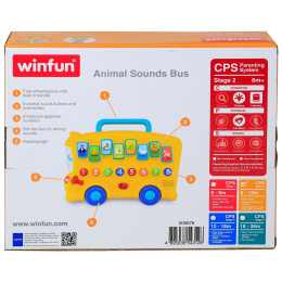 Winfun Λεωφορείο με Ήχους Ζώων Animal Sounds Bus  (0676-NL)