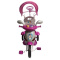 Παιδικο Τρικυκλο Ποδηλατο Joyful Cartoon Μωβ Με Τέντα Και Καλάθι  (856-2 E-02/G-02)