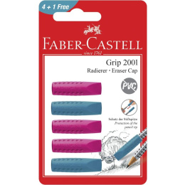 Σετ Faber Castell Γομμα 4+1 Δωρο Grip  (108187002)