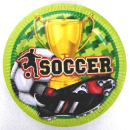 Party Πιατο Μεγαλο 23 Εκατοστα Champion Soccer Ποδοσφαιρο 6 Τεμαχιων  (Π620904)