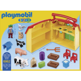 Playmobil 1.2.3 Φαρμα-Βαλιτσακι  (6962)