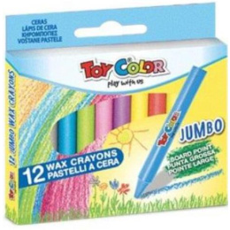 Κηρομπογιες Toy Color Jumbo 12 Χρωματα  (220.097)