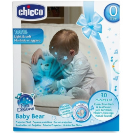 Chicco First Dreams Baby Bear - Λουτρινος Aρκουδος Προβολεας Γαλαζιος  (08015-20)