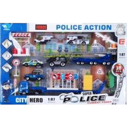 Παιδικο Playset Με Αστυνομικα Οχηματα Οεμ  (MKA391022)