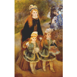Πινακας Σε Καμβα Pierre Auguste Renoir Mother And Children  (000050)