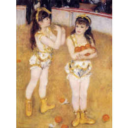 Πινακας Σε Καμβα Pierre Auguste Renoir Acrobats At The Cirque Fernando  (000050)