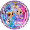 Party Πιατα Μικρα Shimmer And Shine 8 τμχ  (9902153)