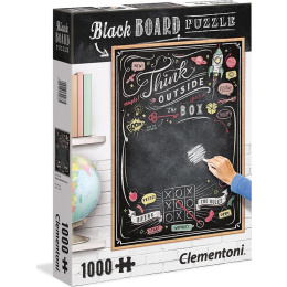 Παζλ Clementoni Black Board - Μαυροπινακας Think Outside The Box  (1260-39468)