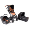 Kikkaboo Divaina Stroller 3 Σε 1 Peat Black  (31001020006)