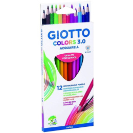 Giotto Colors 3.0 Acquarell Ξυλομπογιες Ακουαρελας 12 Τμχ  (000277100)