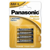 Μπαταρια Panasonic Αλκαλικη Lr3 Σετ 4 Τμχ (Aaa)  (LR03APB/4BP)