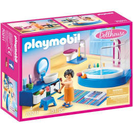 Playmobil Πολυτελές Λουτρό Με Μπανιέρα  (70211)