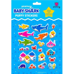 Baby Shark Αυτοκόλλητα Puffy  (TM074187)