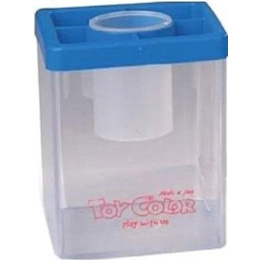 Toy Colour Δοχείο Πλαστικό Για Πλύσιμο Πινέλων 6,5x6,5x9cm  (220.951)