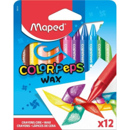 Maped Κηρομπογιές Color Peps Wax 12 Χρώματα  (861011)