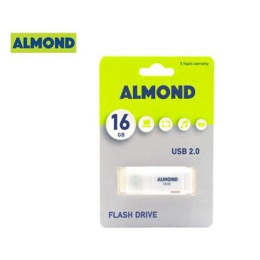 Almond Flash Drive Usb 16 Gb Prime Λευκό  (43.USB16ESW)