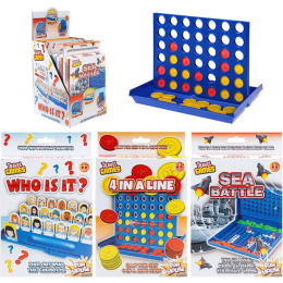 TRAVEL GAMES 3 Pack - Connect 4/Guess Who/Battle Ship Kids Family Board Game  (331028)